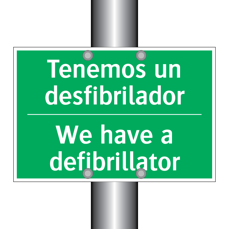 Tenemos un desfibrilador - We have a defibrillator
