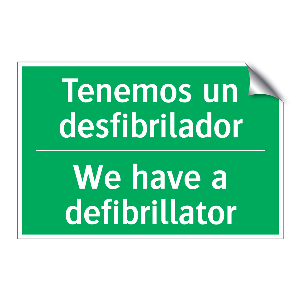 Tenemos un desfibrilador - We have a defibrillator
