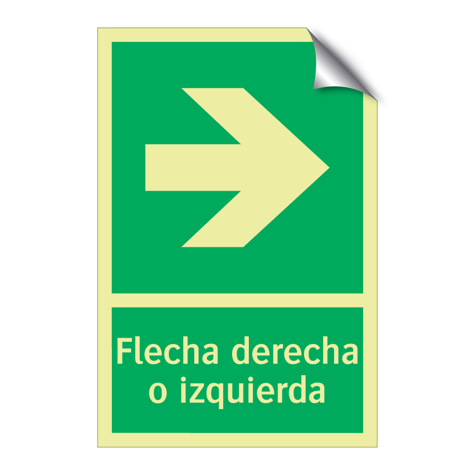Flecha derecha o izquierda