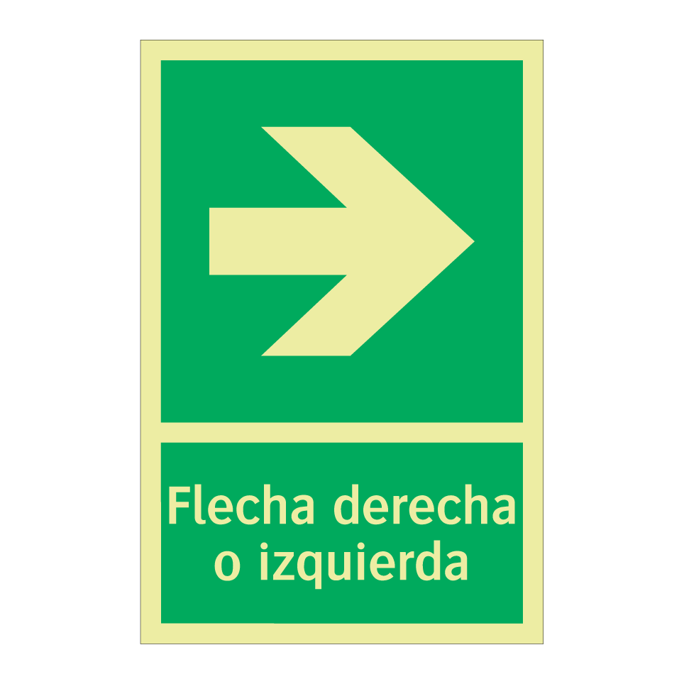 Flecha derecha o izquierda