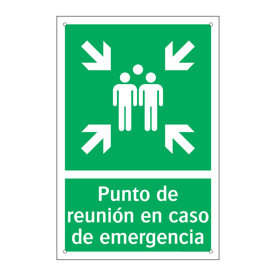 Punto de reunión en caso de emergencia