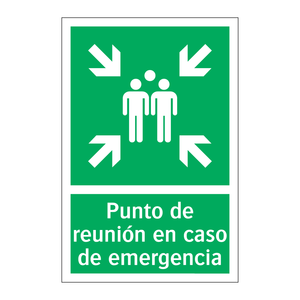 Punto de reunión en caso de emergencia
