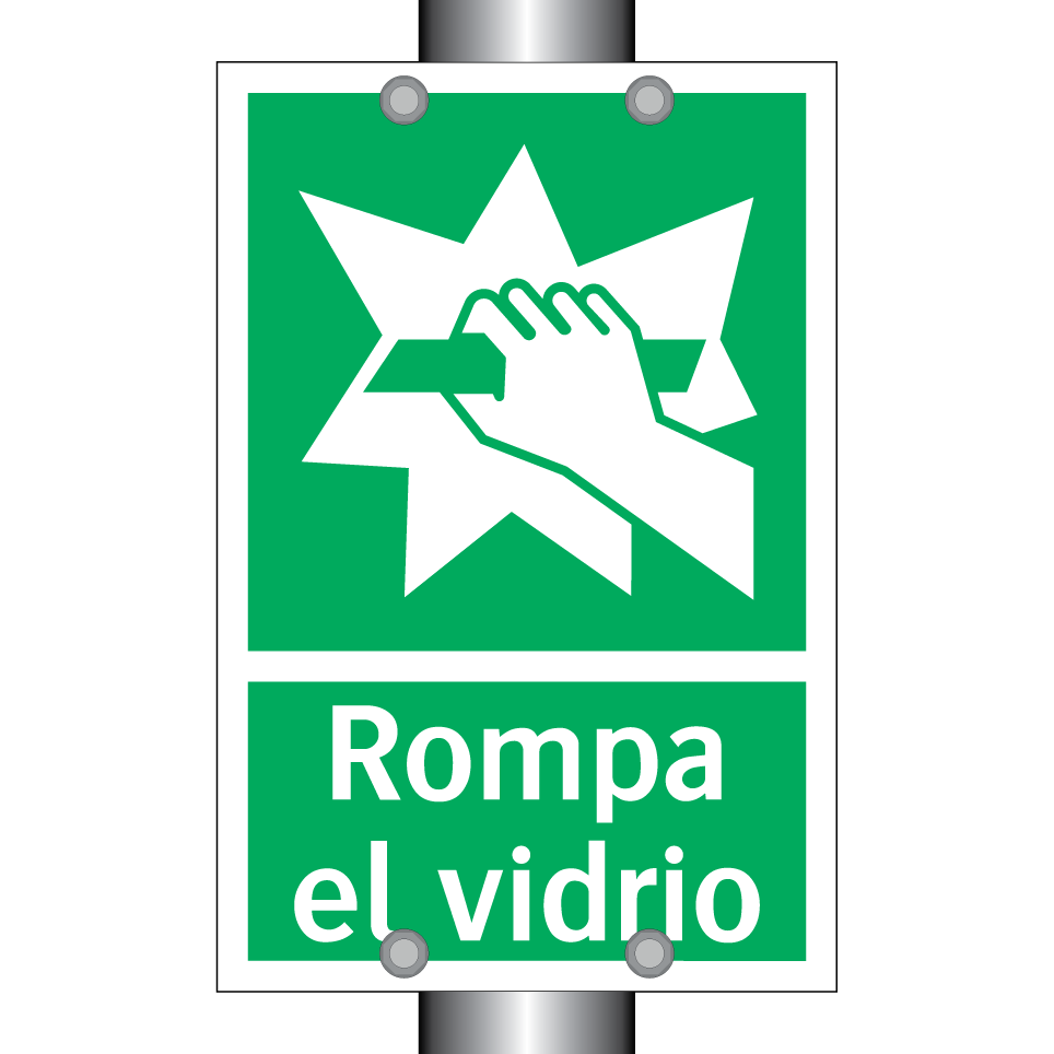 Rompa el vidrio