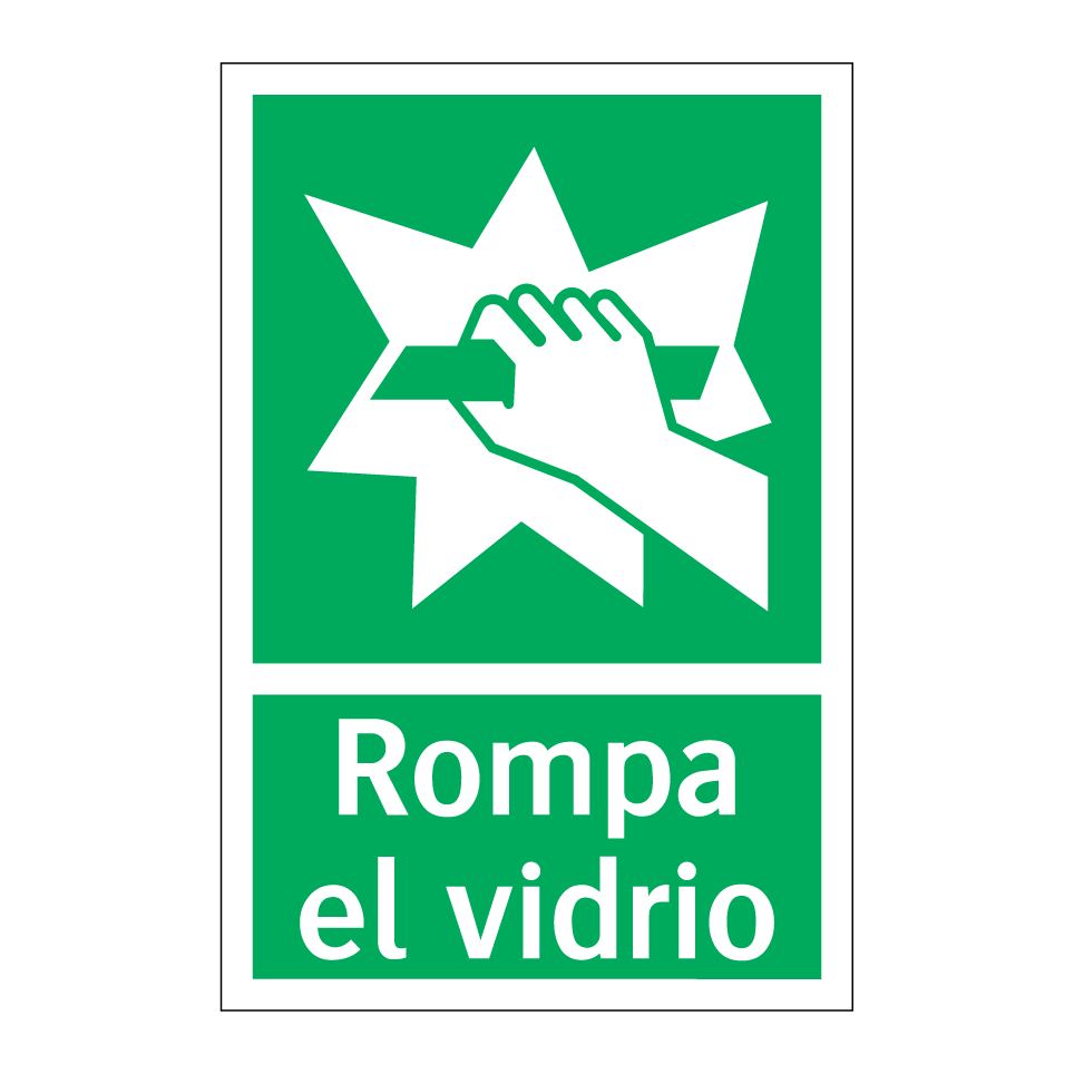 Rompa el vidrio