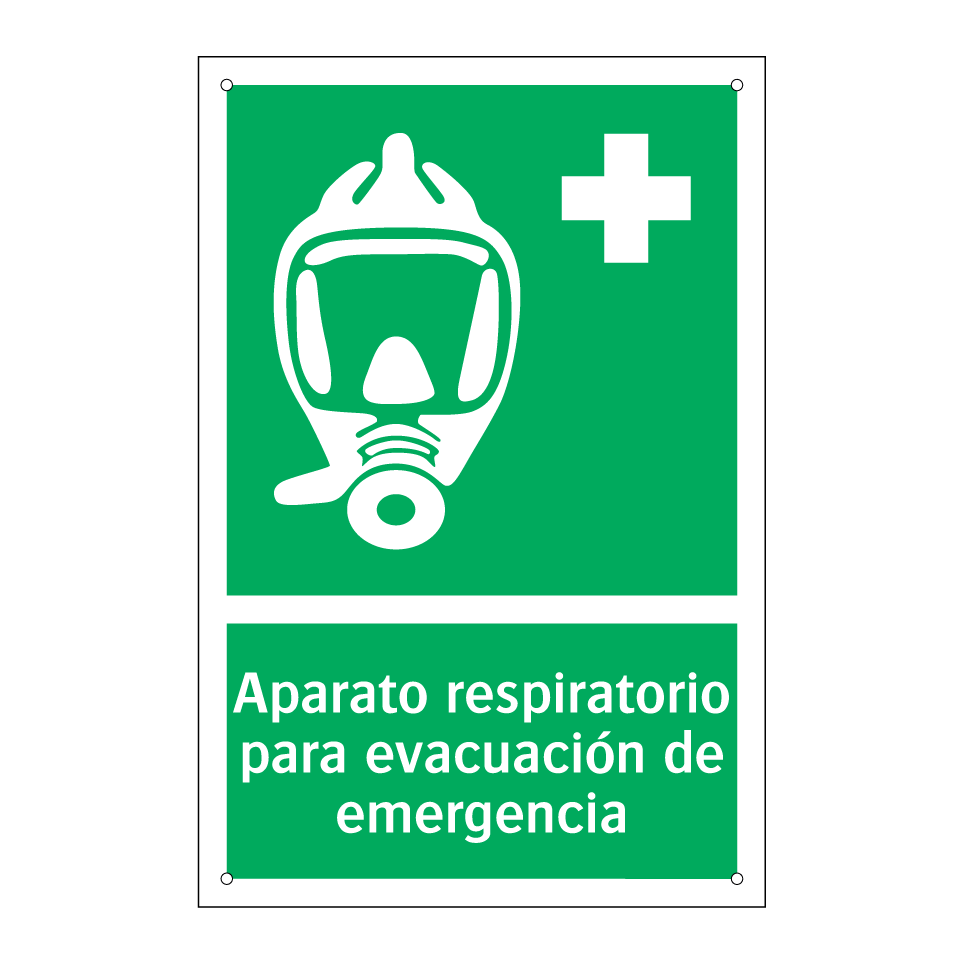Aparato respiratorio para evacuación de emergencia