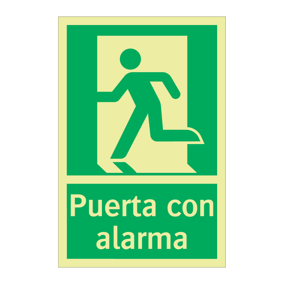 Puerta con alarma