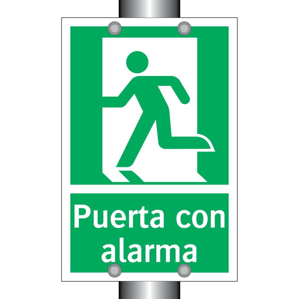 Puerta con alarma