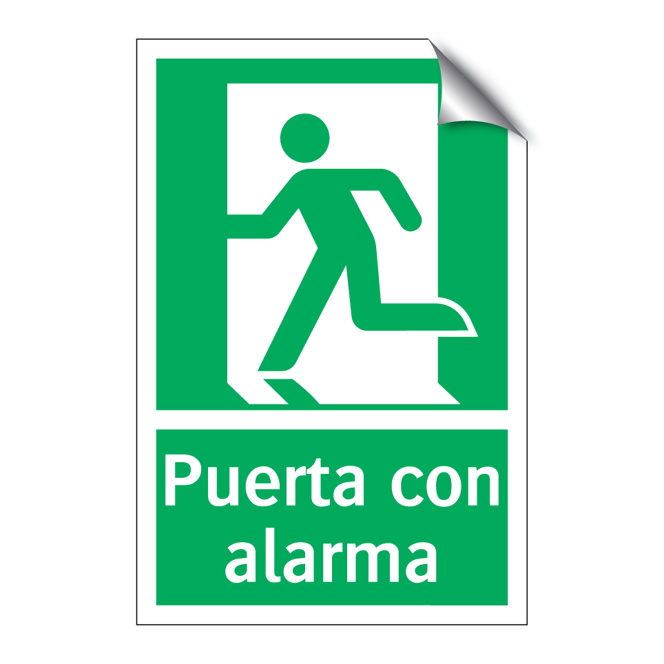 Puerta con alarma