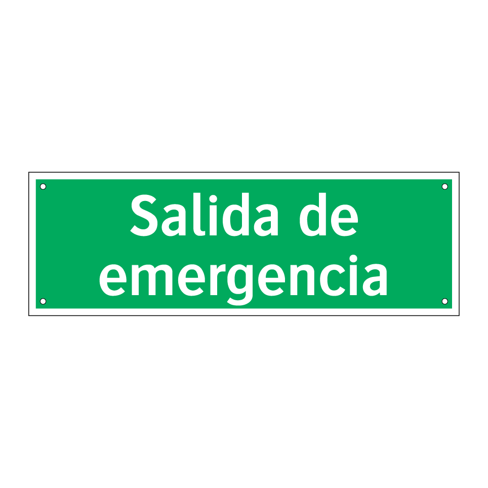 Salida de emergencia