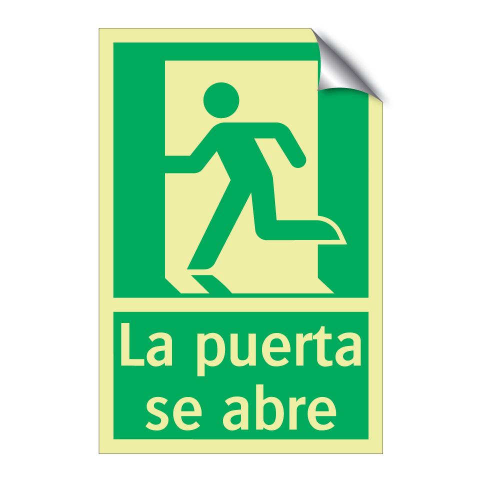 La puerta se abre
