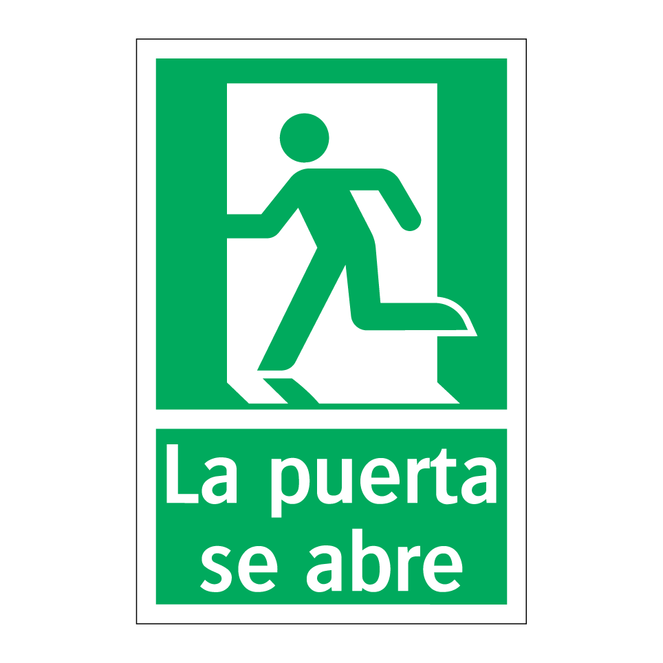La puerta se abre