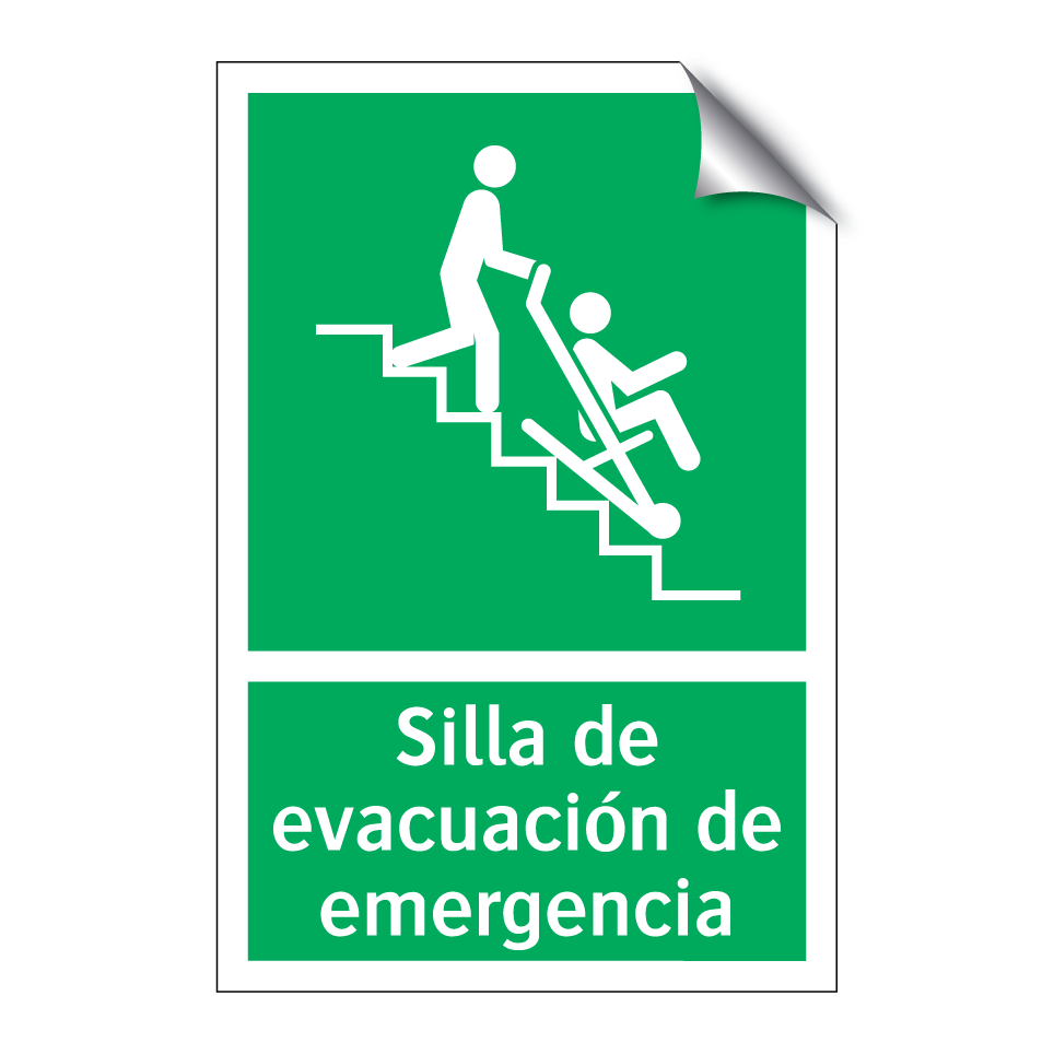 Silla de evacuación de emergencia