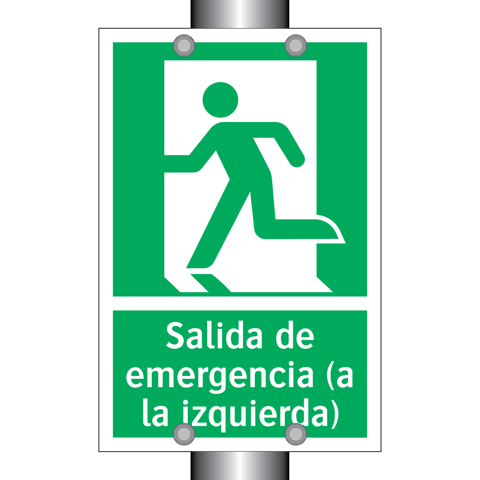 Salida de emergencia (a la izquierda)