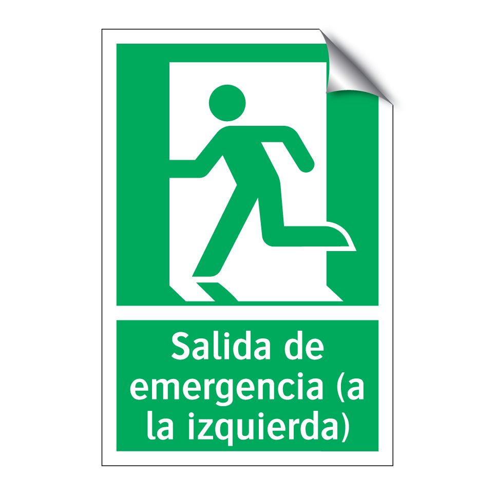 Salida de emergencia (a la izquierda)