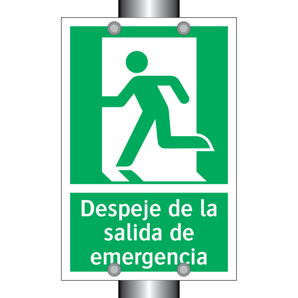 Despeje de la salida de emergencia