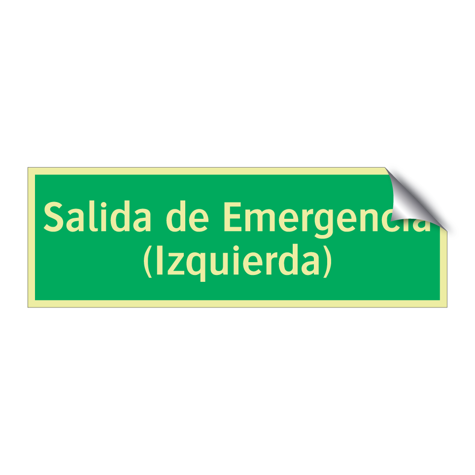 Salida de Emergencia (Izquierda)
