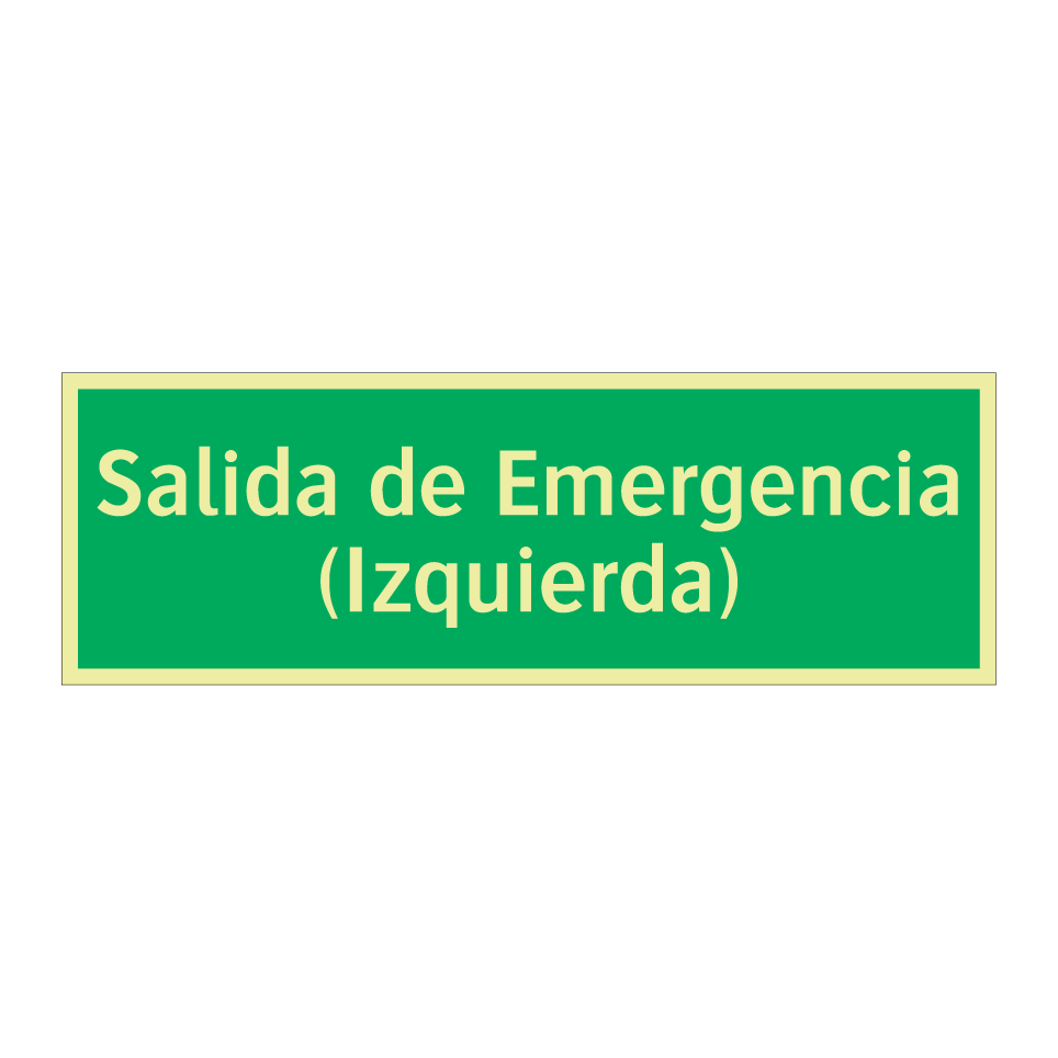 Salida de Emergencia (Izquierda)