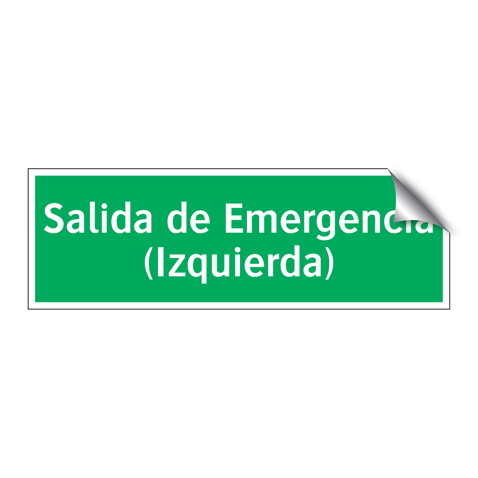 Salida de Emergencia (Izquierda)