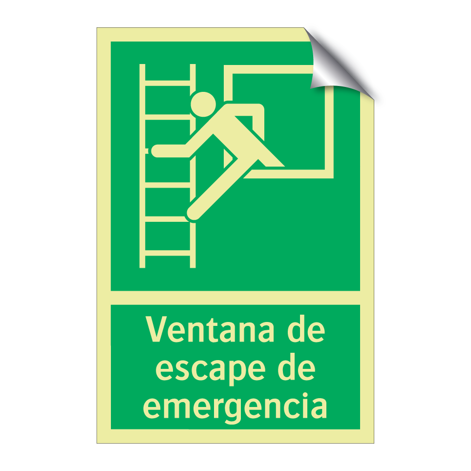 Ventana de escape de emergencia