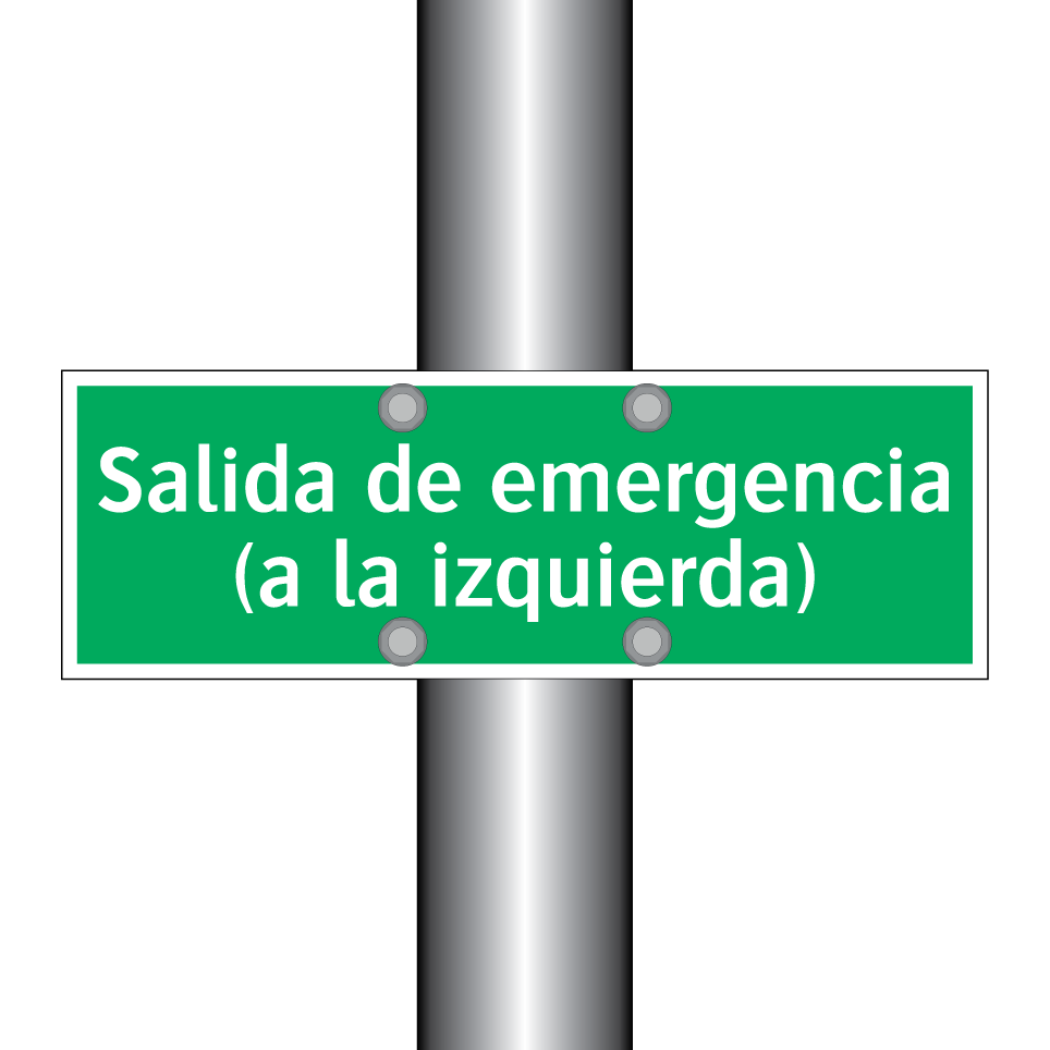 Salida de emergencia (a la izquierda)