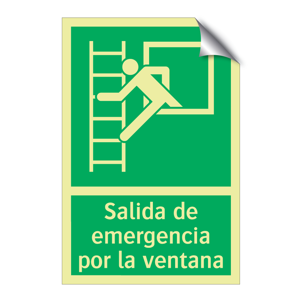Salida de emergencia por la ventana