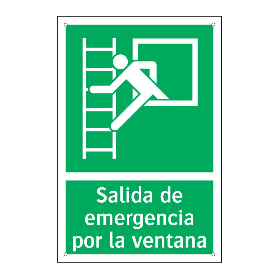 Salida de emergencia por la ventana