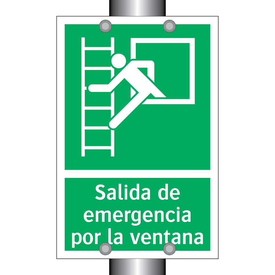 Salida de emergencia por la ventana