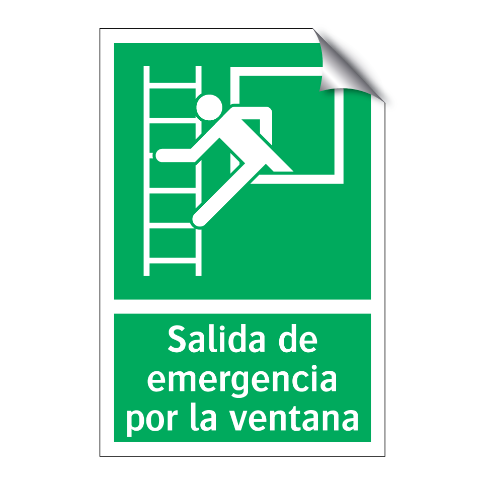 Salida de emergencia por la ventana