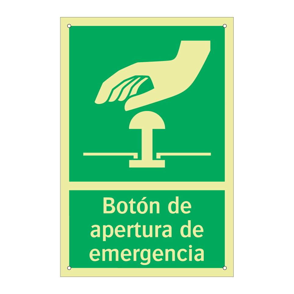 Botón de apertura de emergencia