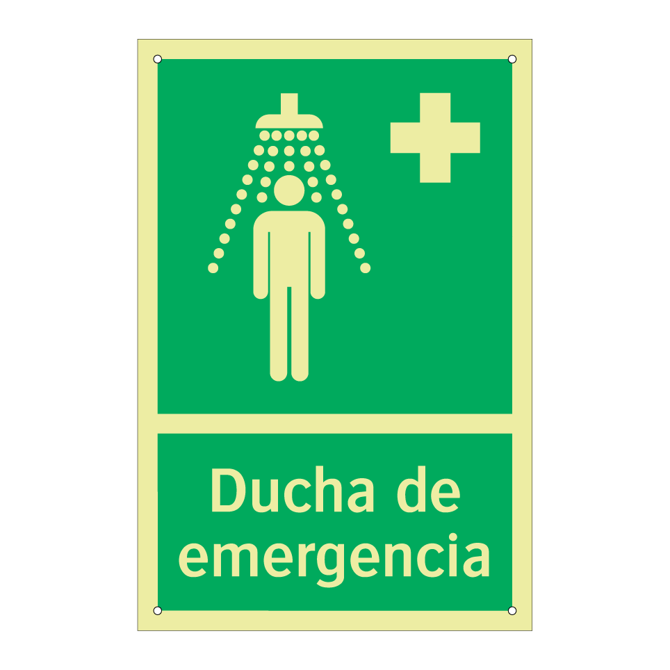 Ducha de emergencia