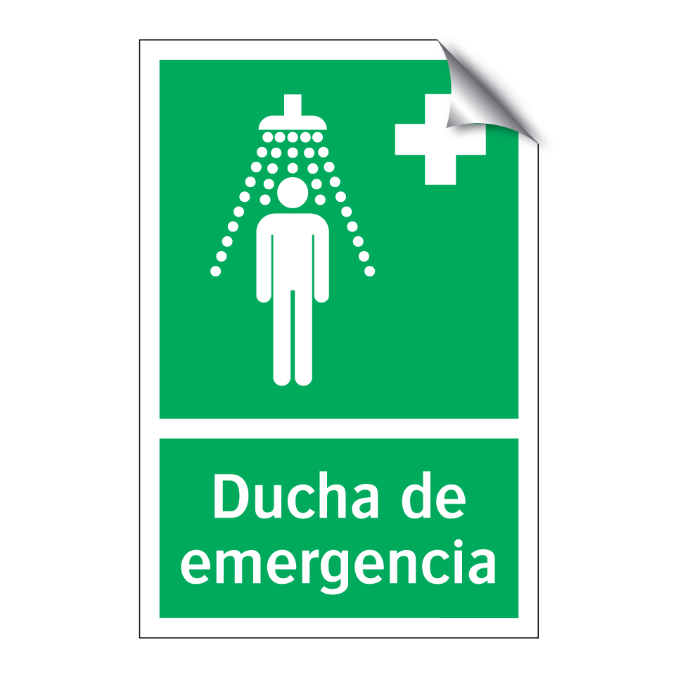 Ducha de emergencia
