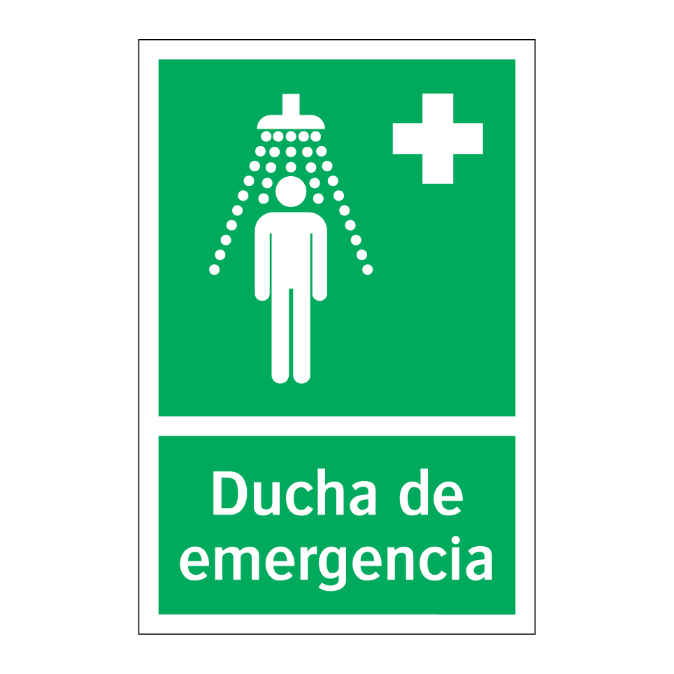Ducha de emergencia