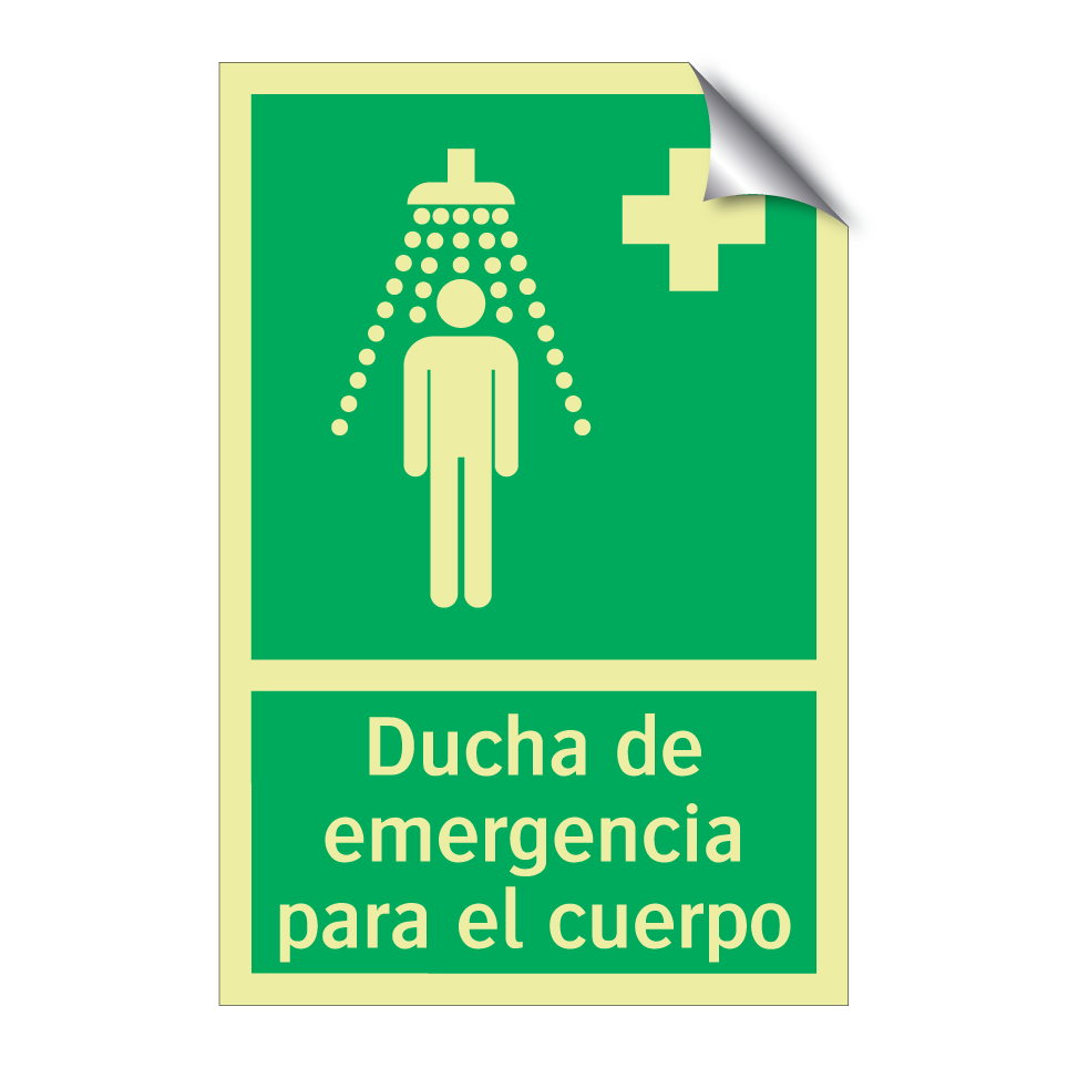 Ducha de emergencia para el cuerpo