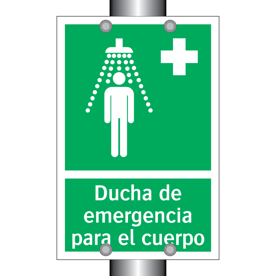 Ducha de emergencia para el cuerpo