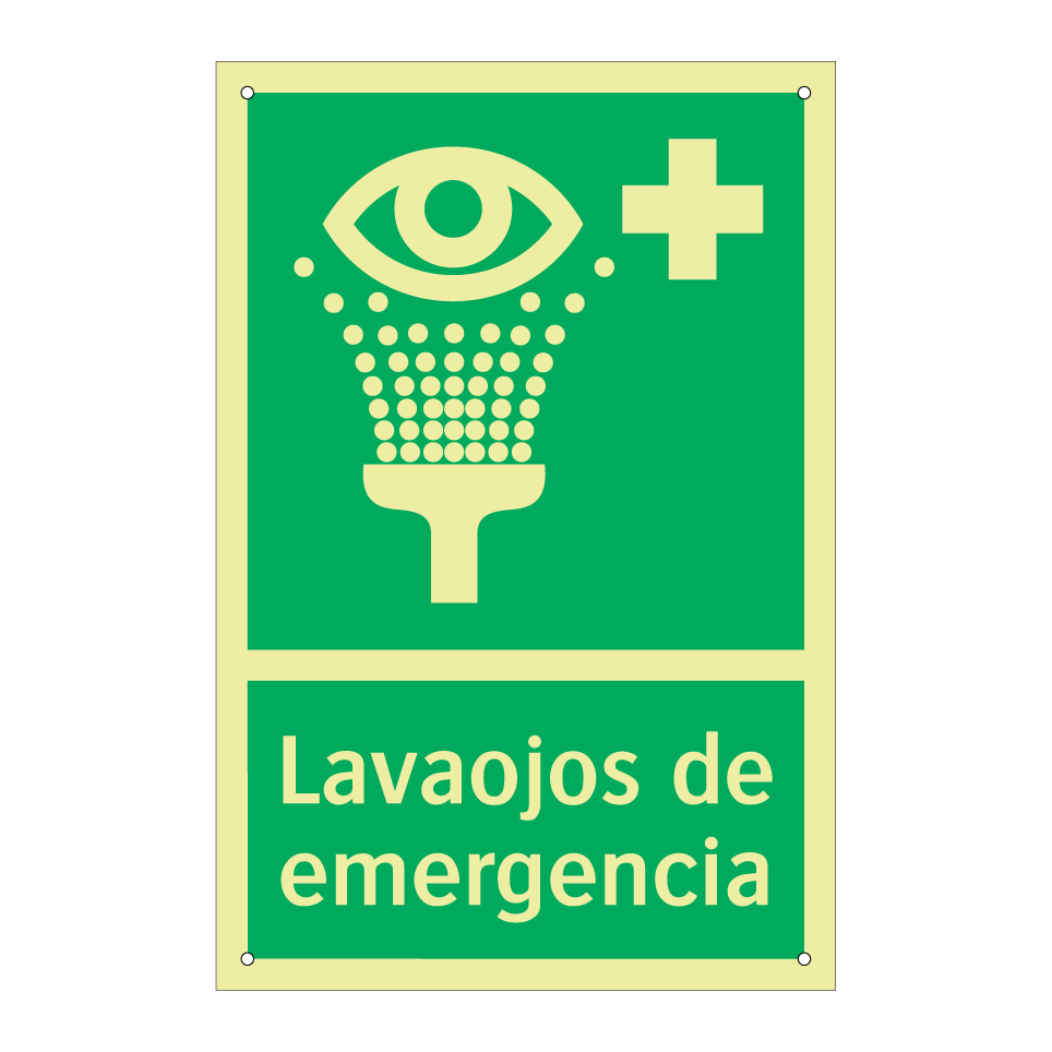 Lavaojos de emergencia