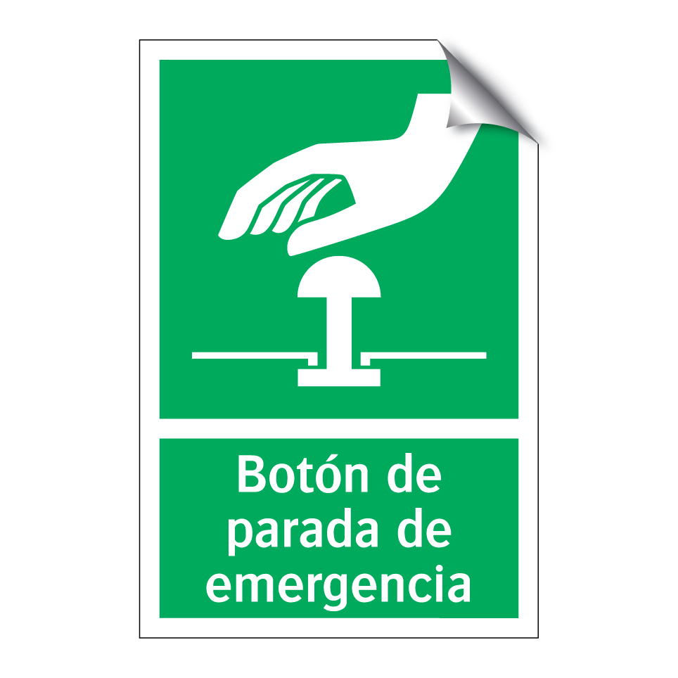 Botón de parada de emergencia