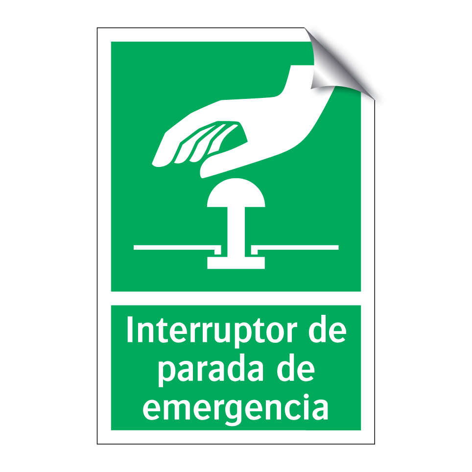 Interruptor de parada de emergencia