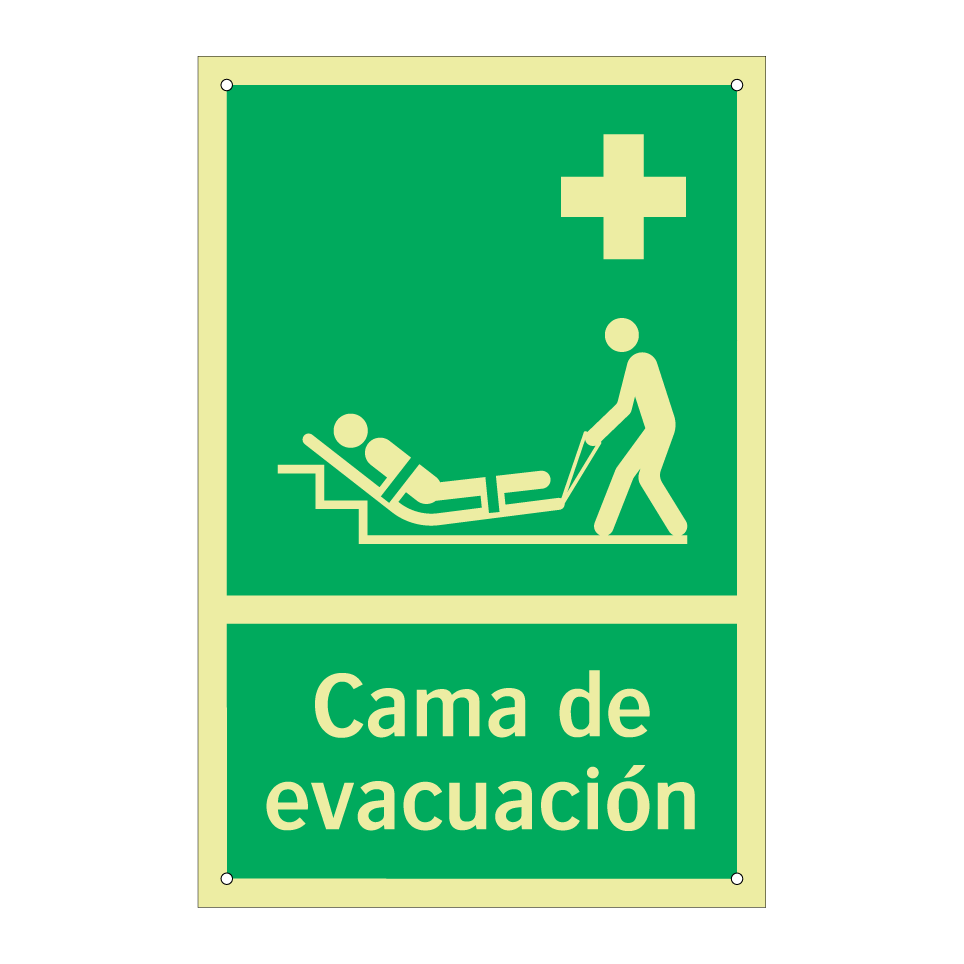 Cama de evacuación