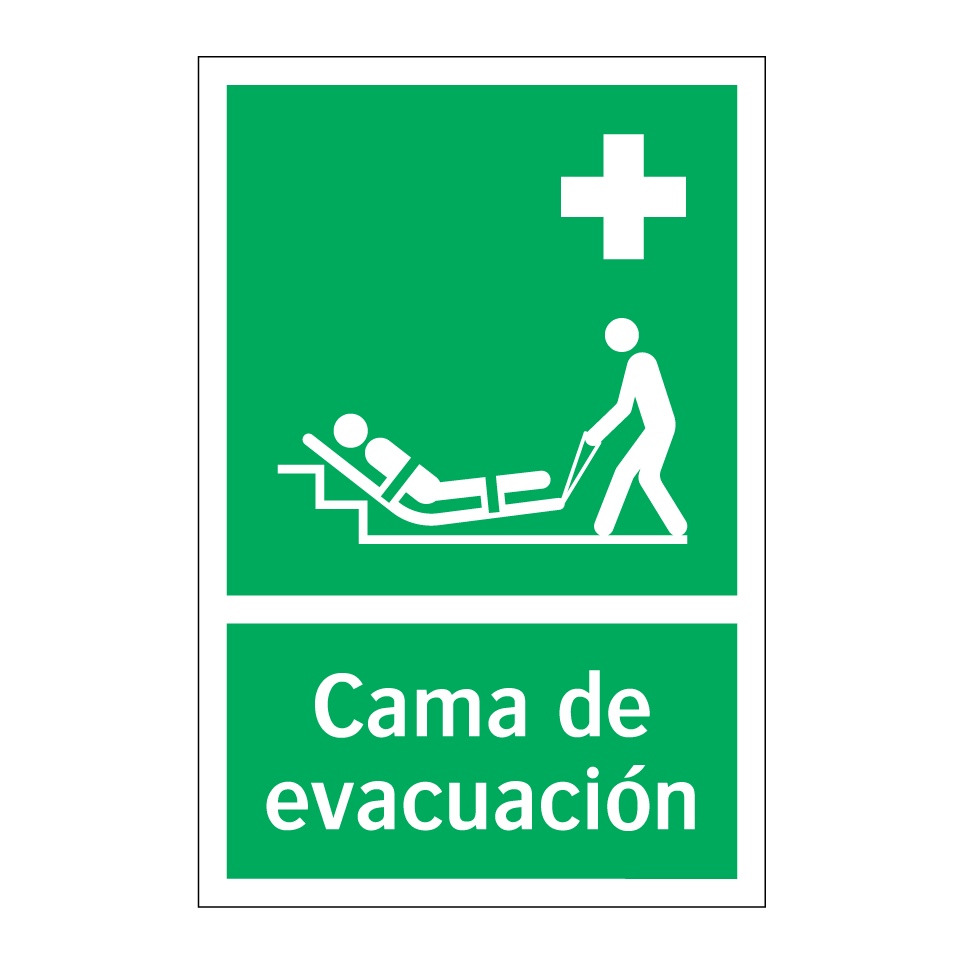 Cama de evacuación