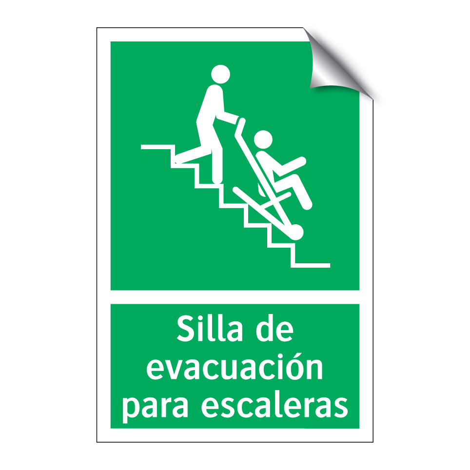 Silla de evacuación para escaleras