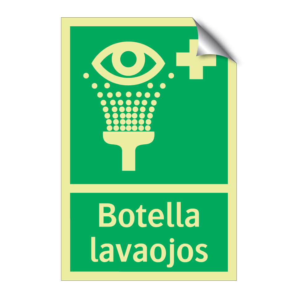 Botella lavaojos