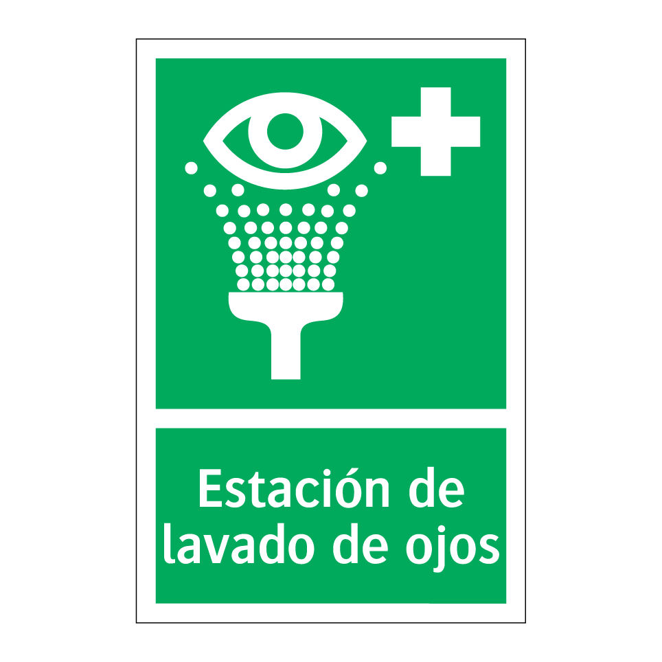 Estación de lavado de ojos