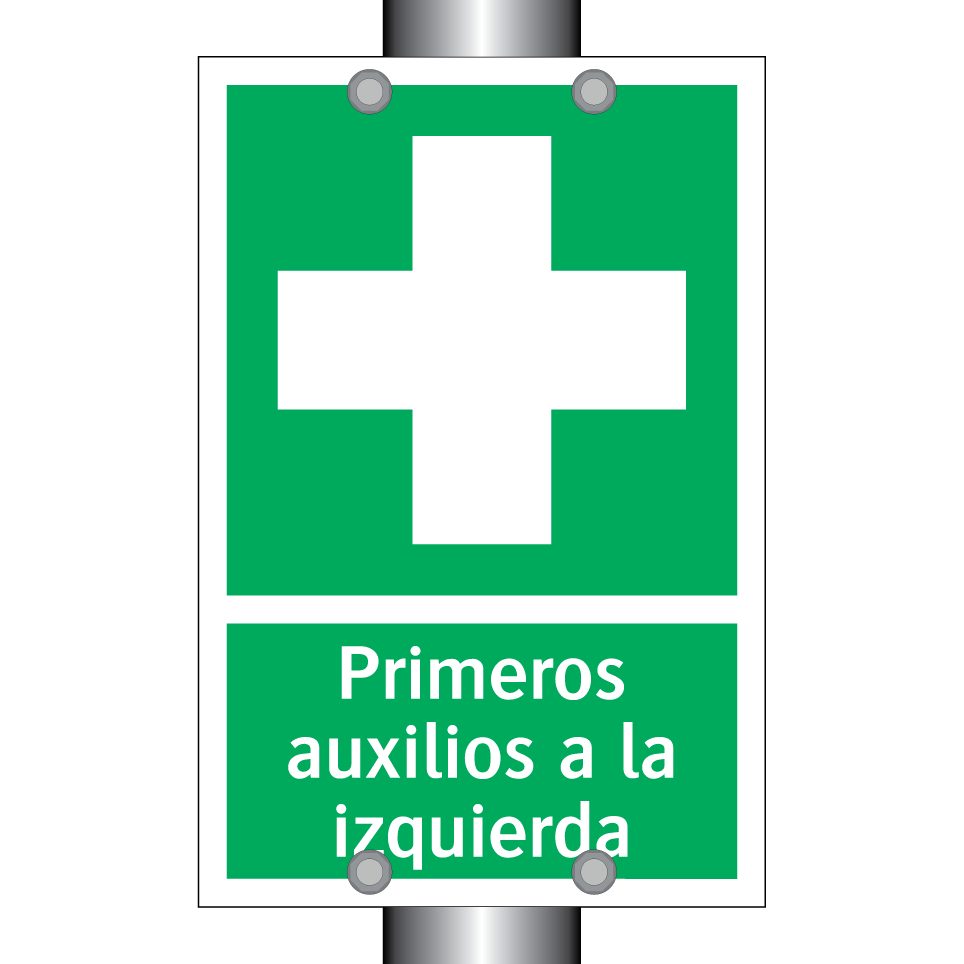 Primeros auxilios a la izquierda