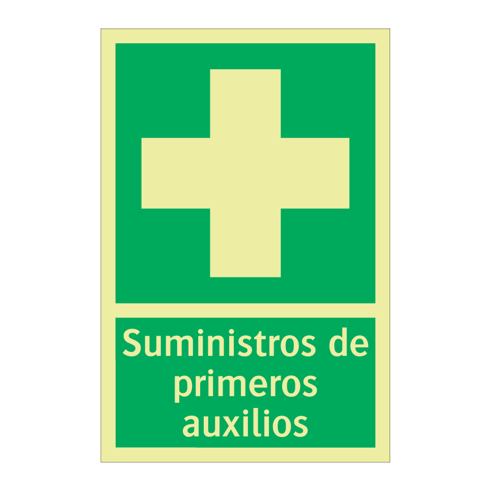 Suministros de primeros auxilios