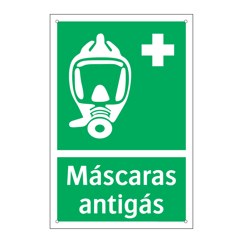 Máscaras antigás