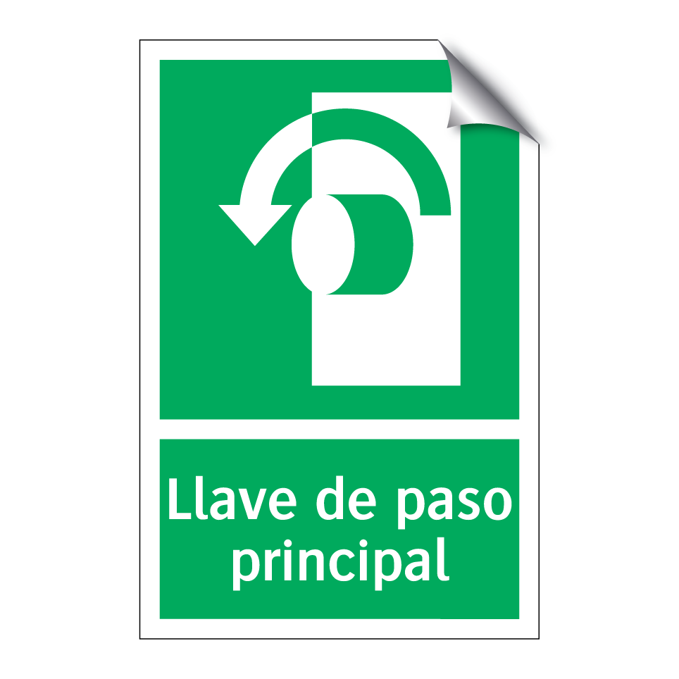 Llave de paso principal