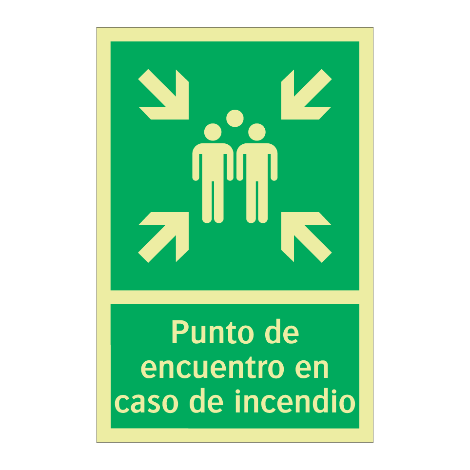 Punto de encuentro en caso de incendio