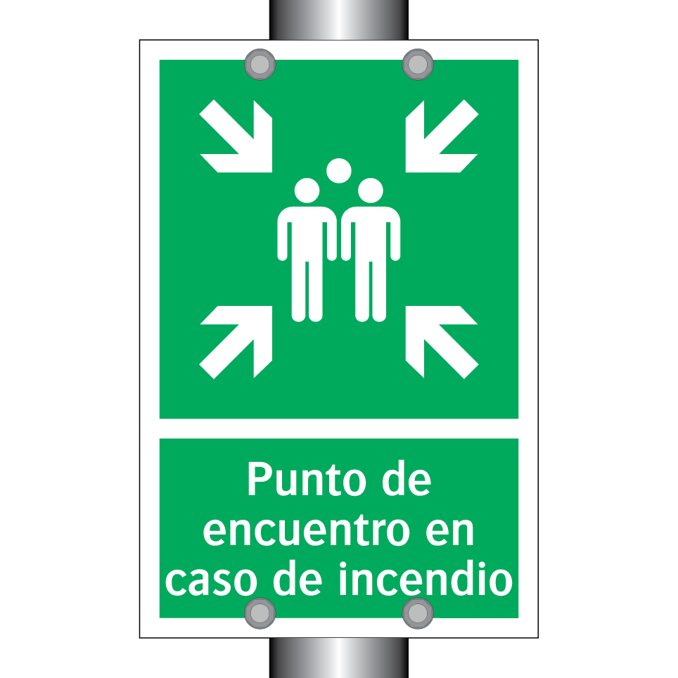 Punto de encuentro en caso de incendio