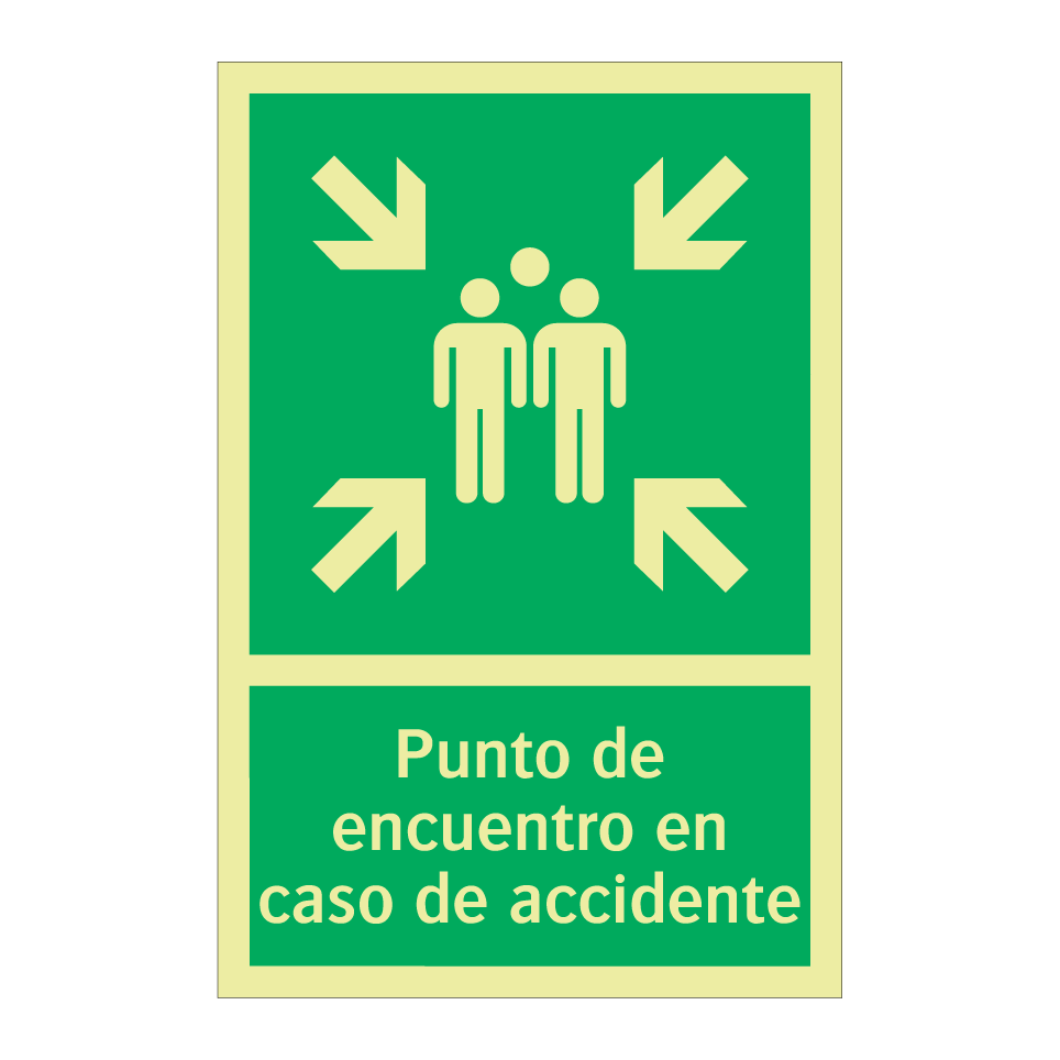Punto de encuentro en caso de accidente