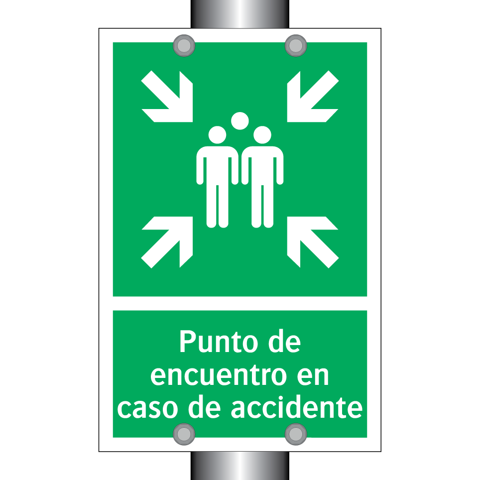 Punto de encuentro en caso de accidente